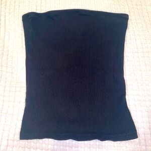 Small black tube top